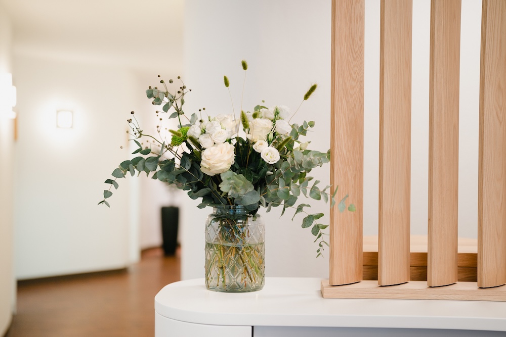 Zahnarzt-Westerstede-Empfang_Blumen